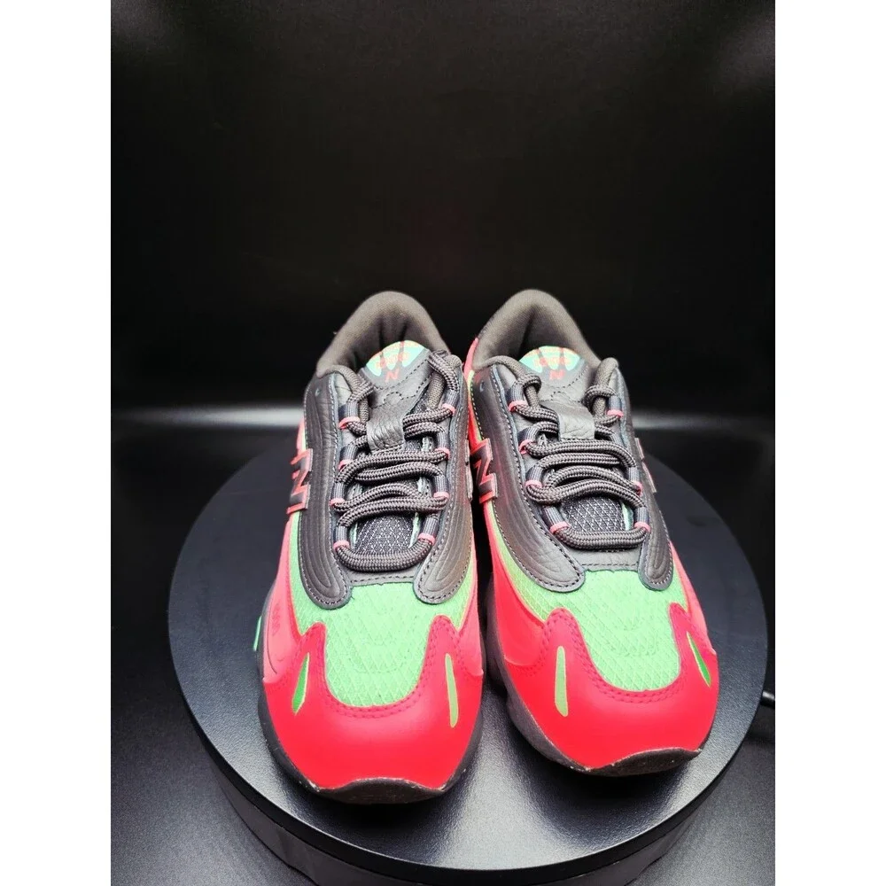 New Balance 1000 Unisex Kids  Low Top Lace-Up Pink/Black/Green US 4Y/5.5 Women